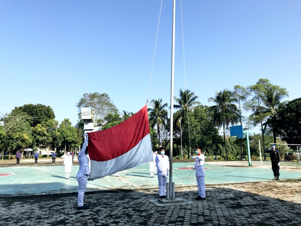 Meski Pandemi, Upacara Pengibaran Bendera 17 Agustus Berjalan Lancar