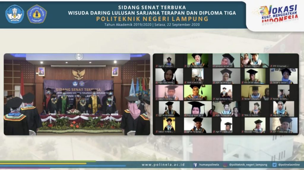 Pertama Dalam Sejarah, Polinela Gelar Wisuda Daring